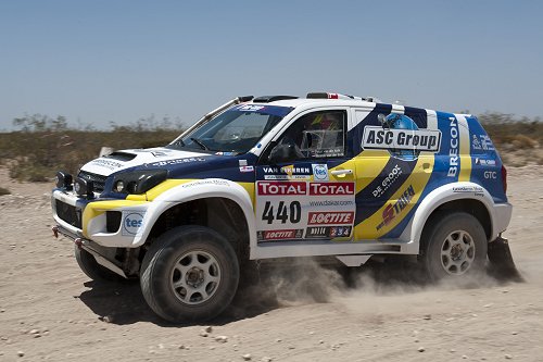 Peter van der Kolk en Ricardo van der Ende Dakar 2012